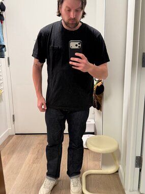 John Elliott Black Pocket T-Shirt — Size 4
